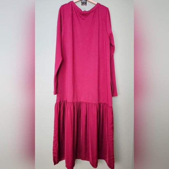 LOGO by Lori Goldstein Regular Jersey Scoop Neck Dress, Size Small - Picture 6 of 8